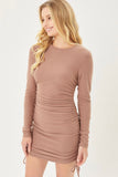 Ribbed Long Sleeve Dress