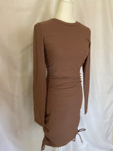 Ribbed Long Sleeve Dress